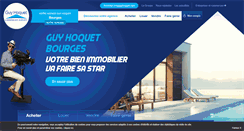 Desktop Screenshot of guyhoquet-immobilier-bourges.com